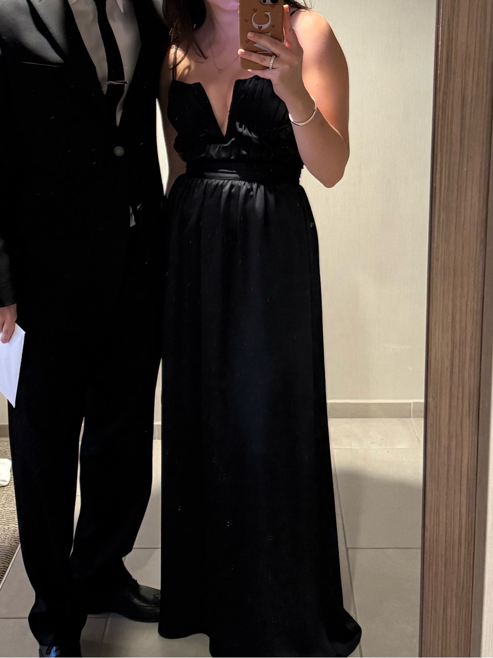 Ramy Brook Black Spaghetti-Strap Maxi Dress - Picture 4 of 4